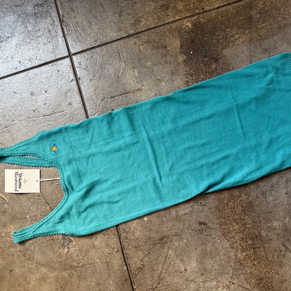 Vivienne Westwood 580$ NWT 2023 Dolce Dress in Teal - Picture 8 of 8